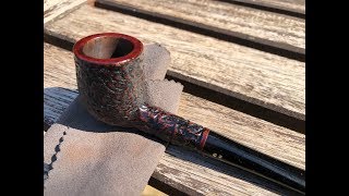 Ep42  How to create a contrast stain on a rusticated pipe [upl. by Kjersti137]