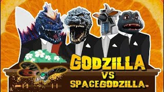 Godzilla vs SpaceGodzilla  Coffin Dance Meme Song Cover [upl. by Dudden]