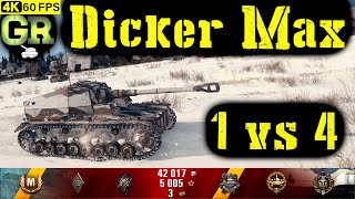 World of Tanks Dicker Max Replay  7 Kills 24K DMGPatch 140 [upl. by Joselyn]