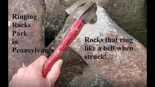 Ringing Rocks Park Pennsylvania Trailer  Rocks That Make A Bell Sound When Hit With A Hammer [upl. by Suoirred]