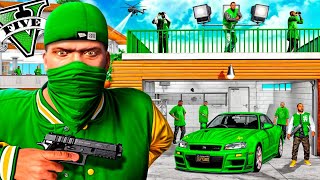 La CASA de FRANKLIN es UNA BASE de UNA BANDA CRIMINAL en GTA 5 [upl. by Cobby]