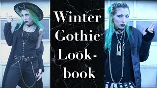 Goth Winter Lookbook 2020 Androgynous NonBianary Fashion [upl. by Ciryl]