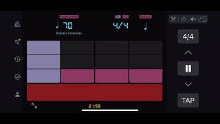 Master Your Tempo 70 BPM Metronome Challenge with Random Mutes  60 Mute Rate Training [upl. by Kieryt147]