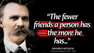 Inspiring Quotes by Friedrich Nietzsche Philosophy of Life and Strength [upl. by Ainessej]