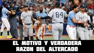 Todo lo Sucedido entre Yankees y Rays 😲 5 Pelotazos La verdadera Razon del Problema [upl. by Aniram]