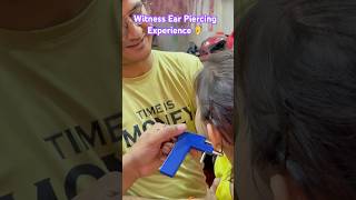 Ear 👂 Piercings 😱earpiercing earrings shorts youtubeshorts viral [upl. by Mutua599]