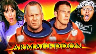 ARMAGEDDON 1998 MOVIE REACTION FIRST TIME WATCHING Bruce Willis  Ben Affleck  Michael Bay [upl. by Fina]