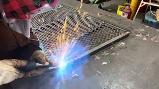 Custom made design egress cover welderslife basementwindowwells diy [upl. by Bigford]