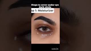 Step to cover under eye dark circleeyeby Neha Arts [upl. by Woodring814]