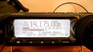 Yaesu FT897 vs Yaesu FT891 SSB No filters 2 [upl. by Billie]