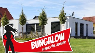 Bungalow HausCheck Perfekter Grundriss für eine vierköpfige Familie WolfHaus  Hausbau Helden [upl. by York]