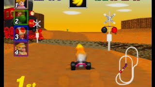 Mario Kart 64  Kalimari Desert N64 [upl. by Lateh]