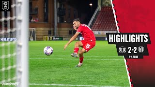 Match Highlights Leyton Orient 22 Fulham U21 54 pens  EFL Trophy [upl. by Jacqueline949]