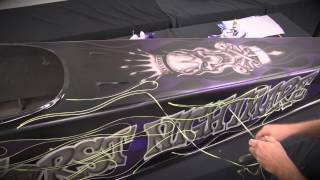 Automotive Airbrush Graphics amp Custom Paint with Steve Vandemon [upl. by Aidualc]