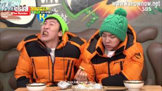 Lee kwangsoo eating hot potatoes [upl. by Odele]