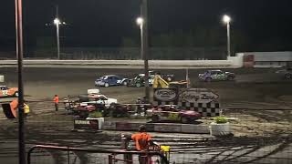 All Class Figure 8 Feature race debris again 24 8302024 at sycamore speedway [upl. by Anuhsal]