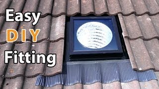 VELUX sun tunnel DIY install  EASY how to fit a solar tube or suntube [upl. by Faria643]