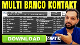 PACK DE TIMBRES SAMPLES PARA KONTAKT  MULTI BANCO GRÁTIS [upl. by Jarid180]