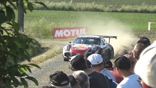 Rally van Wervik 2023  SS1 Geluwe 1  all cars  double fast pass on cobblestones raw footage [upl. by Tonnie905]