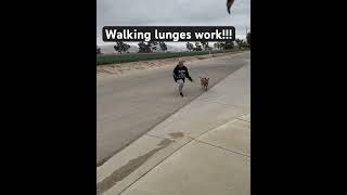 Walking lunges definitely tone the lower body [upl. by Liggett735]