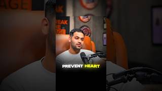 5 things to prevent heart attack 😮  ft raj shamani  podcast shorts trending [upl. by Hyams]