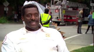 Chicago Fire Season 2 Eamonn Walker On Set Interview  ScreenSlam [upl. by Ulla]