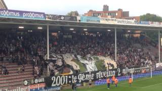 Tifo maginifique à CharleroiPrachtige tifo op Charleroi [upl. by Tjon276]