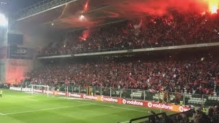 Boavista 0  1 Benfica  27ª Jorn 201516  Chegada ao estádio Cânticos Festejos e Final do jogo [upl. by Troyes]