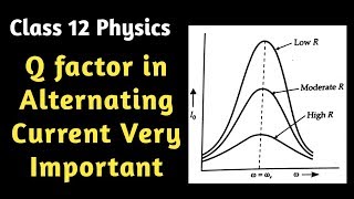 Q factor in Alternating Current Class 12 Physics LIVE Quality Factor [upl. by Alicsirp]