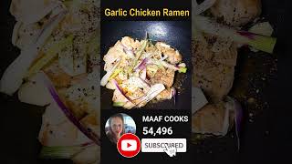 Easy Spicy Garlic Chicken Ramen shorts food recipe youtubeshorts [upl. by Timothea]