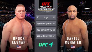 Brock Lesnar vs Daniel Cormier Full Fight  UFC Fight Of The Night [upl. by Windsor82]