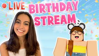 🔴BIRTHDAY STREAM Roblox🥳 FACE CAM [upl. by Ettenot]