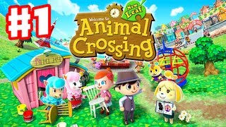 Animal Crossing New Leaf  Gameplay Walkthrough Part 1  Day 1  Im the New Mayor Nintendo 3DS [upl. by Chamberlain]