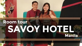 SAVOY HOTEL MANILA  Room tour  Essential Queen Room [upl. by Ahsiemal]