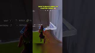 How to reach unreal in chapter 2 😱 tipstervibes fortnite shorts [upl. by Enelcaj]