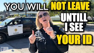 Man Stands Up to Unlawful Police Demands  First Amendment Audit [upl. by Einahpet]