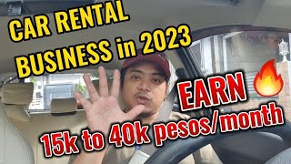 5 Steps Paano magsimula ng CAR RENTAL Business [upl. by Arraet]