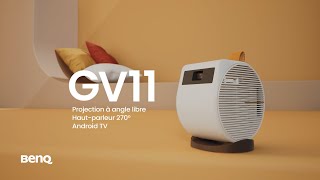 Mini vidéoprojecteur portable idéal pour projection au plafond AndroidTV  GV11 [upl. by Flowers]