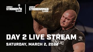 Day 2  2024 Arnold Strongman Classic  Full Live Stream [upl. by Aural802]