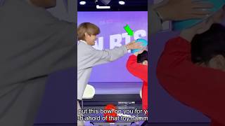 When Taehyung Used The Bowl Instead Of Hammer 😂 He Indeed Blocks Everything 🤣 shorts taehyung bts [upl. by Annawyt]