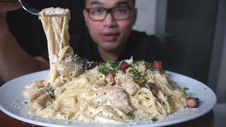 CREAMY CHICKEN ALFREDO PASTA Recipe [upl. by Culosio]