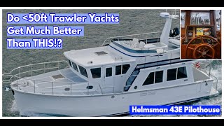 Is This The BEST Trawler Yacht In The Less Than 50ft Range [upl. by Leahcim770]