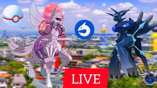 Dialga amp Palkia ✨ Raids invite Live 🔴 Pokemon Go Raids pokemon dialga [upl. by Elocal]