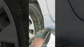 running board dent repair shortsfeed tending viralvideo automobile [upl. by Burra]