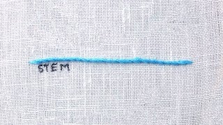 How to Stem Stitch [upl. by Epul605]