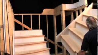 Cooper Stairworks Preassembled Stair Installation Video  part 1 [upl. by Iaoh]