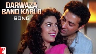 Darwaza Band Karlo Song  Darr  Sunny Deol Juhi Chawla  Abhijeet Bhattacharya Lata Mangeshkar [upl. by Edva]