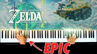 Colgera Boss Battle Piano Cover  Sheet Music  Zelda Tears of the Kingdom Soundtrack [upl. by Ecnerewal]