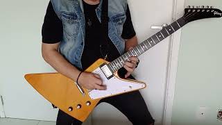 Guitarra explorer solo cover guitar hardrock heavymetal guitarcover guitarraschinesas [upl. by Willette675]