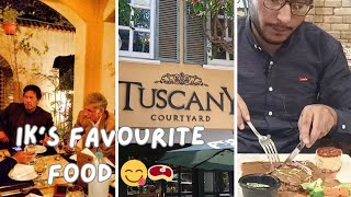 Imran Khans favourite food amp Tuscanys Mint Margherita  Tuscany Courtyard  Islamabad [upl. by Paul]